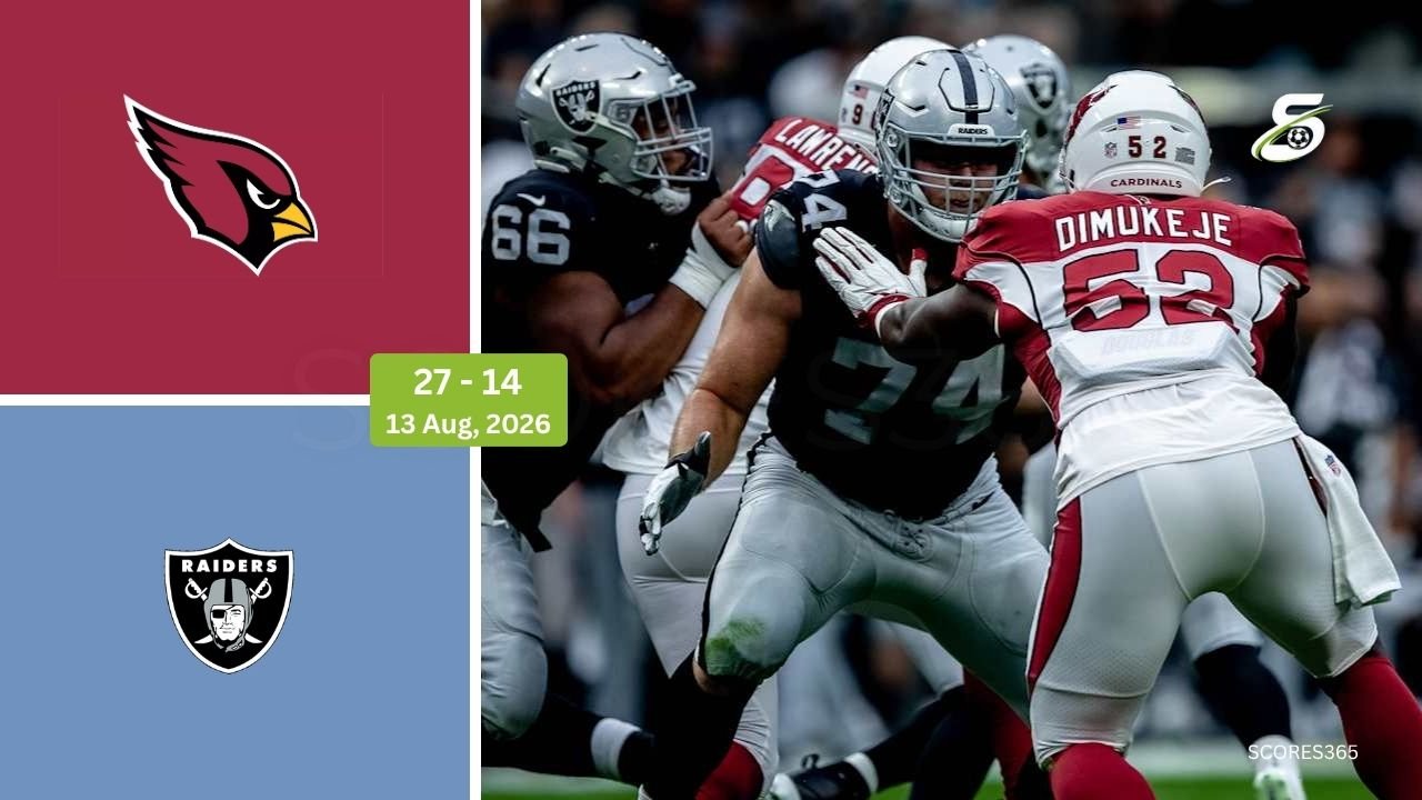 Arizona Cardinals vs Las Vegas Raiders