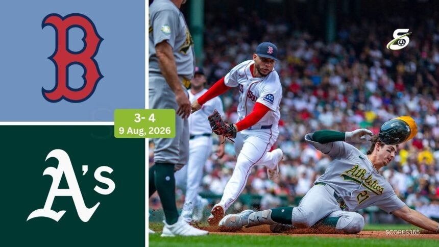 Athletics vs Boston Red Sox Match Player Stats