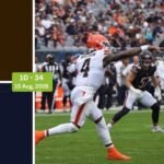 Cleveland Browns vs Chicago Bears