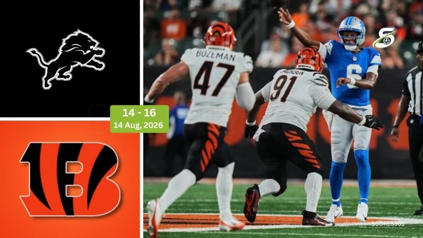 Detroit Lions vs Cincinnati Bengals