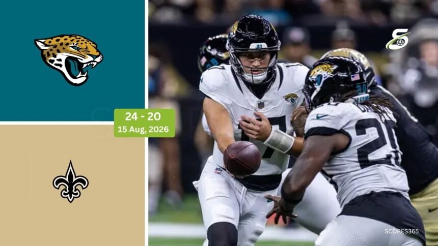 Jacksonville Jaguars vs New Orleans Saints