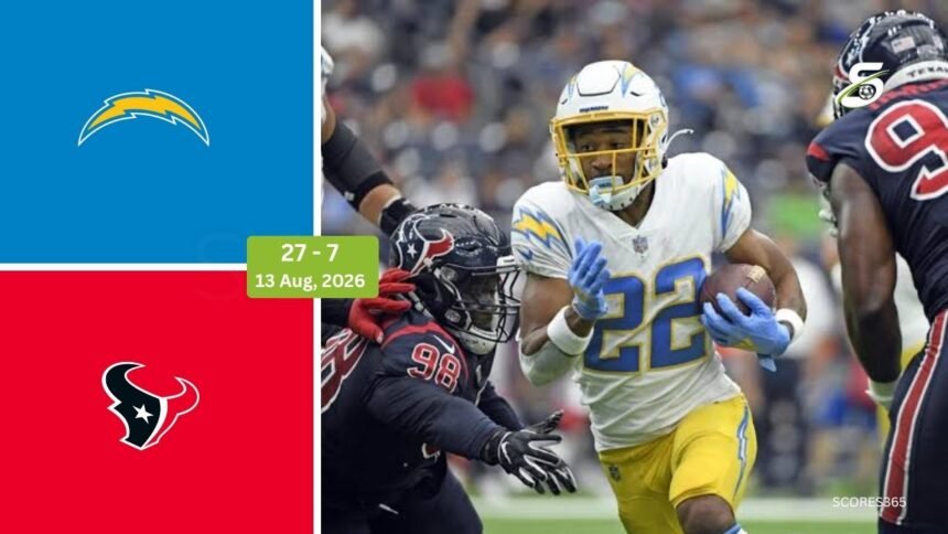 Los Angeles Chargers vs Houston Texans