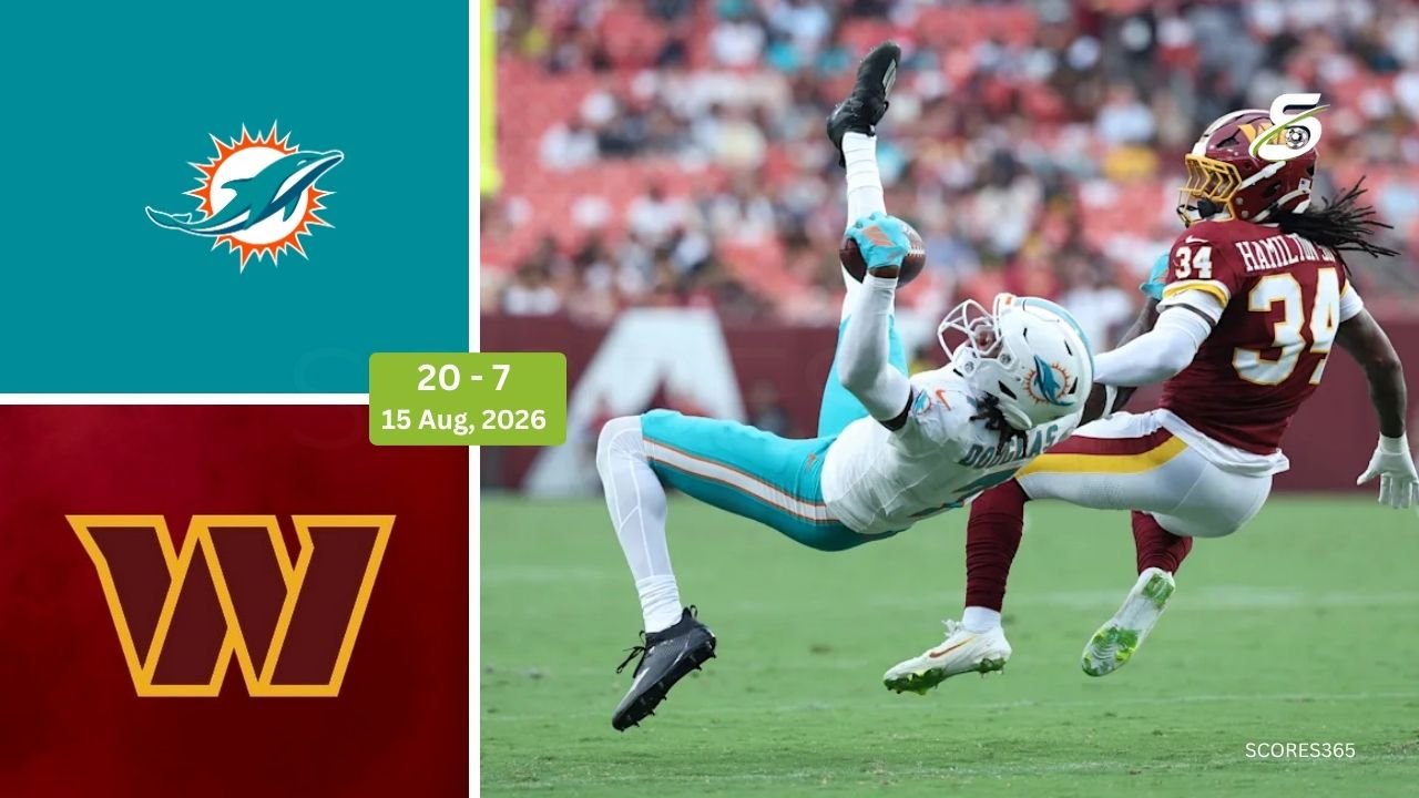 Miami Dolphins vs Washington Commanders