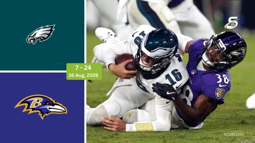 Philadelphia Eagles vs Baltimore Ravens