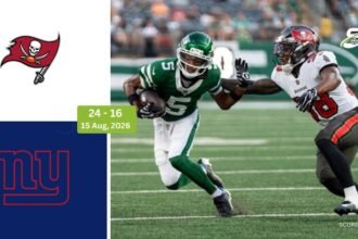Tampa Bay Buccaneers vs New York Jets