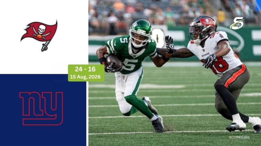 Tampa Bay Buccaneers vs New York Jets