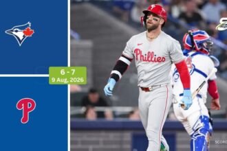 Toronto Blue Jays vs Philadelphia Phillies Match Player Stats