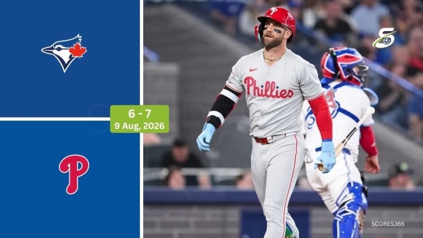 Toronto Blue Jays vs Philadelphia Phillies Match Player Stats